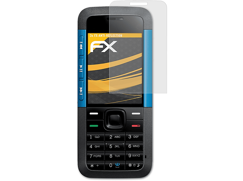 5310 Nokia FX-Antireflex ATFOLIX 3x Displayschutz(für XpressMusic)