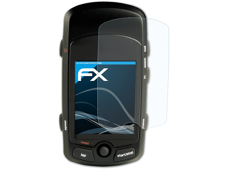 ATFOLIX 3x FX-Clear Displayschutz(für Garmin Edge 705)
