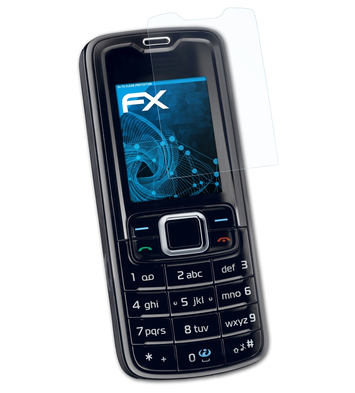 3110 3x Classic) FX-Clear Displayschutz(für Nokia ATFOLIX