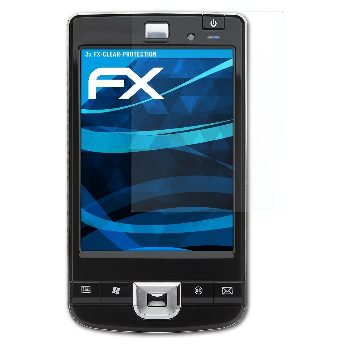 3x HP FX-Clear iPaq Displayschutz(für ATFOLIX 214)