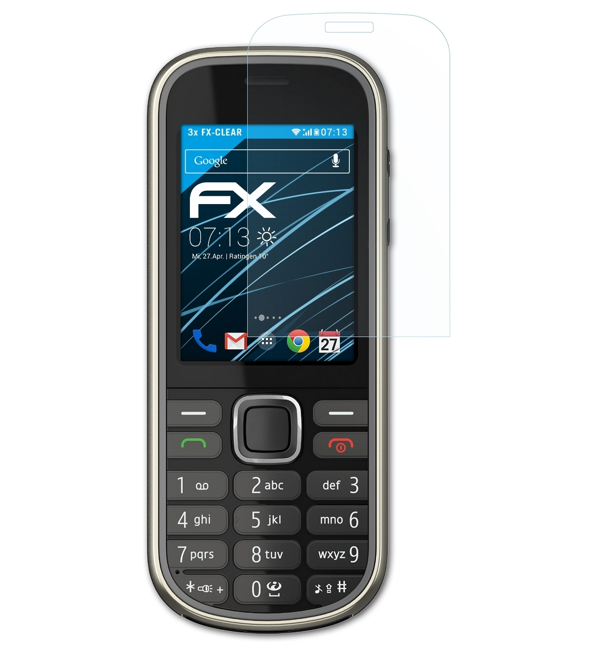 Nokia FX-Clear ATFOLIX Classic) Displayschutz(für 3x 3720