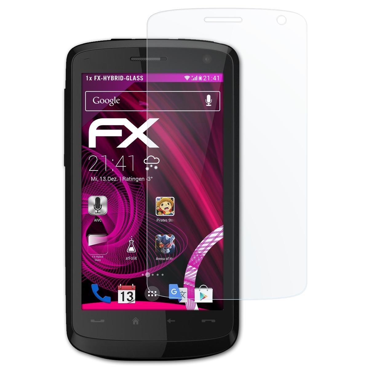(Blackstone)) ATFOLIX Schutzglas(für HTC Touch-HD FX-Hybrid-Glass T8282