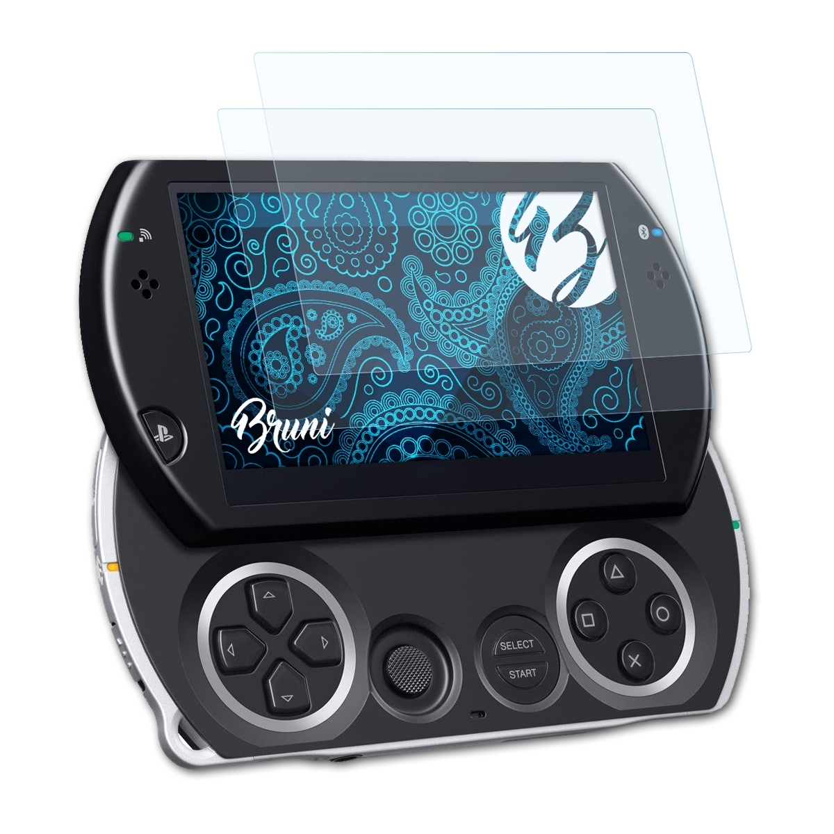 2x (N1000)) PSP Basics-Clear Schutzfolie(für BRUNI Go Sony