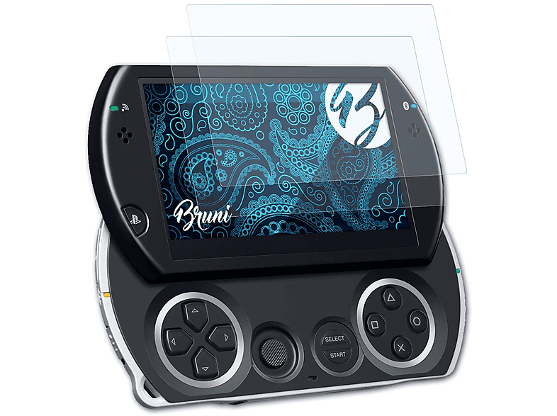 2x (N1000)) PSP Basics-Clear Schutzfolie(für BRUNI Go Sony