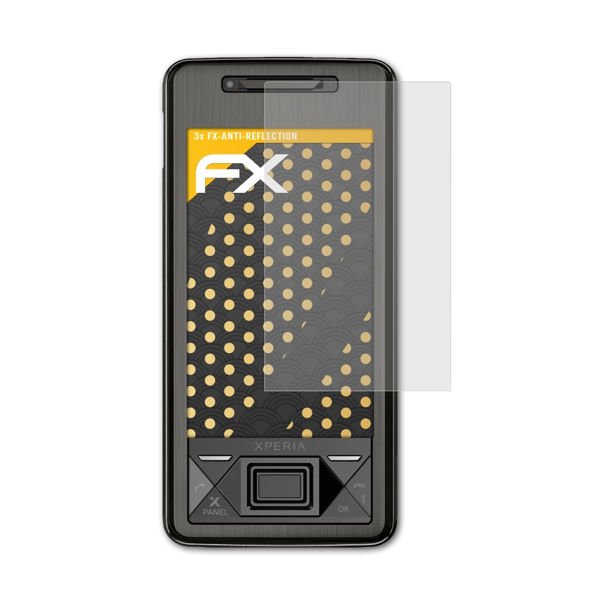ATFOLIX FX-Antireflex Sony-Ericsson 3x Displayschutz(für Xperia X1)