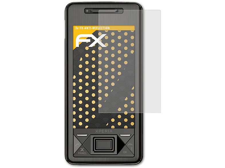 ATFOLIX 3x FX-Antireflex Displayschutz(für Xperia X1) Sony-Ericsson