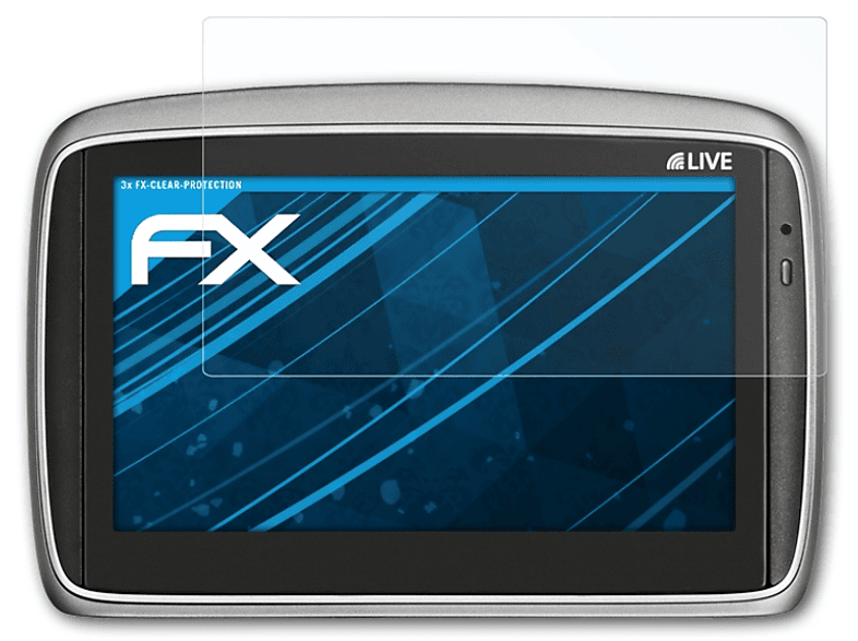 ATFOLIX GO Displayschutz(für TomTom Live 3x (2009)) FX-Clear 750