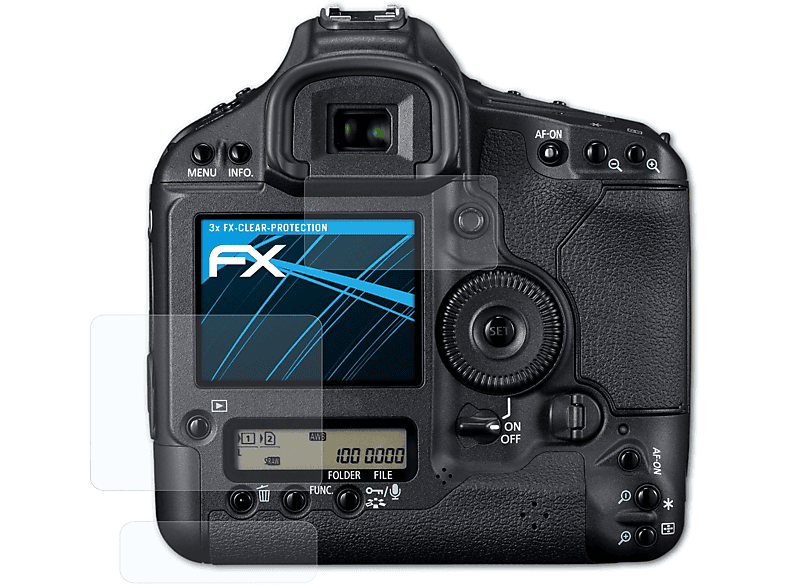 ATFOLIX 3x FX-Clear Displayschutz(für III) Canon EOS 1D Mark