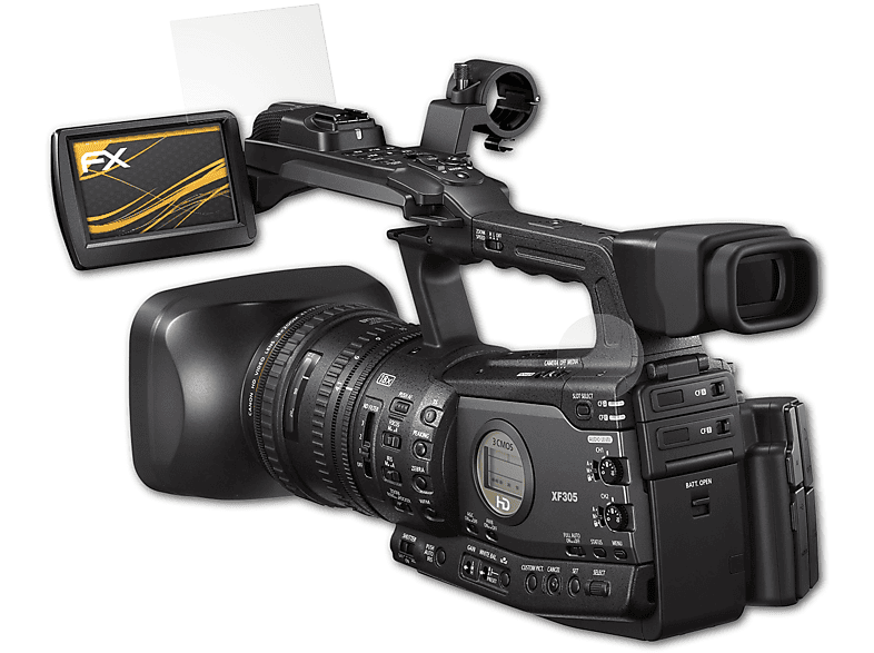 ATFOLIX 3x Canon XF305) FX-Antireflex Displayschutz(für