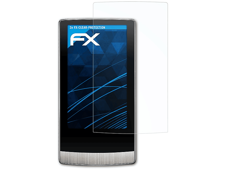 ATFOLIX 3x FX-Clear Displayschutz(für Cowon J3)
