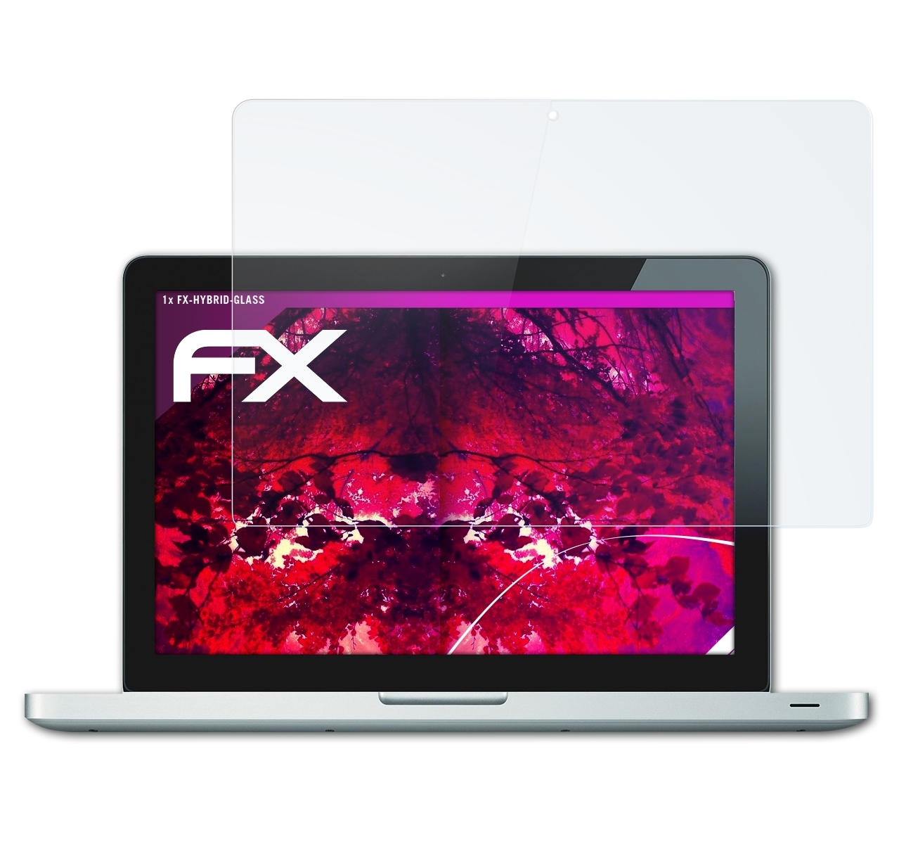 ATFOLIX FX-Hybrid-Glass Schutzglas(für Apple MacBook WXGA) Pro 13,3
