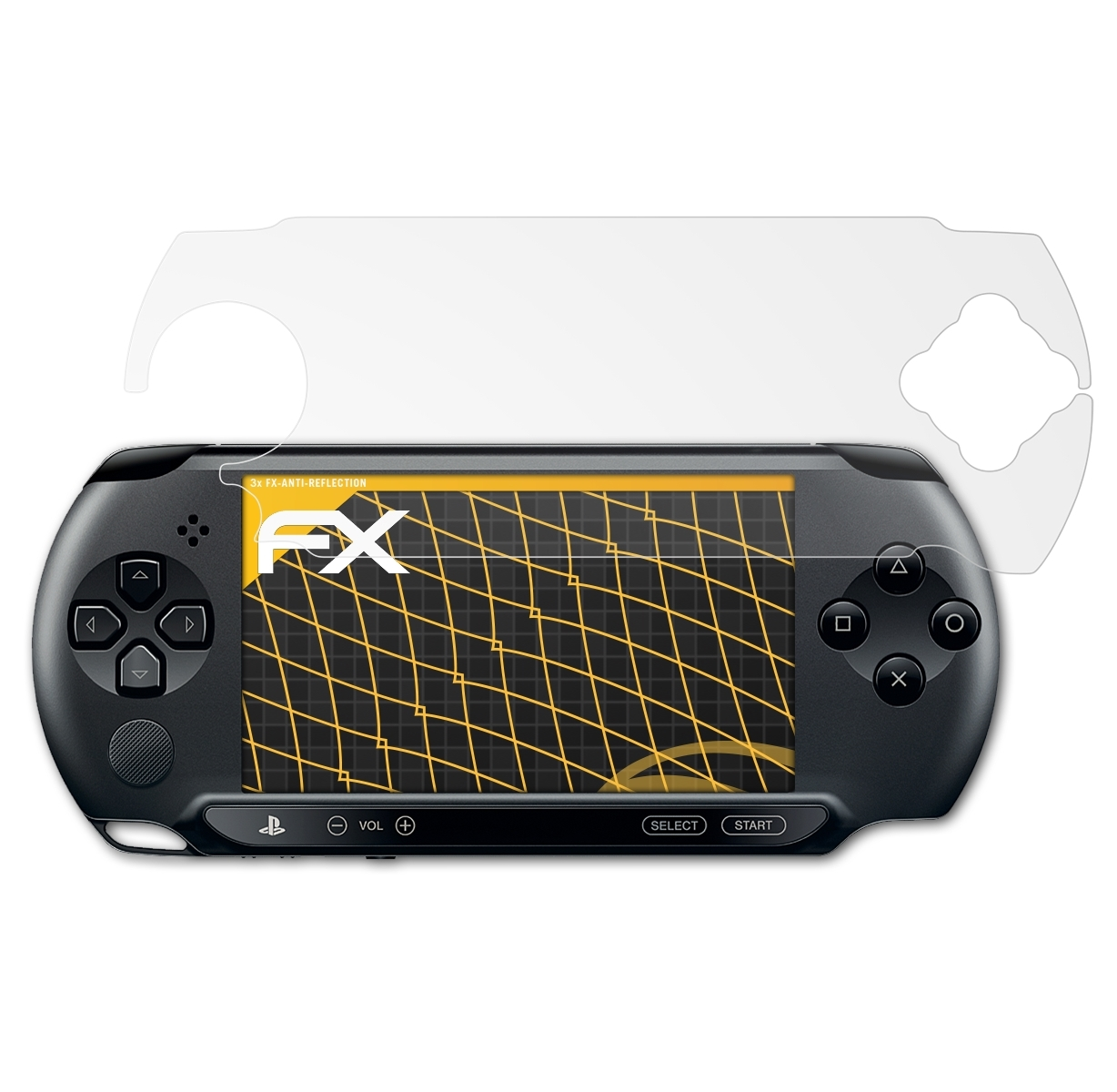 ATFOLIX Full) PSP-1000 3x Displayschutz(für Sony FX-Antireflex
