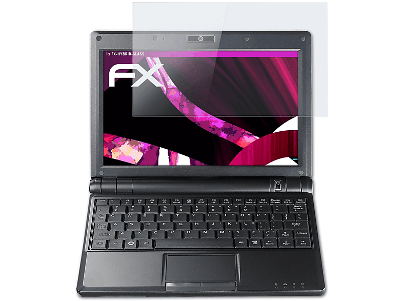 ATFOLIX FX-Hybrid-Glass Schutzglas(für Asus Eee PC 900A)