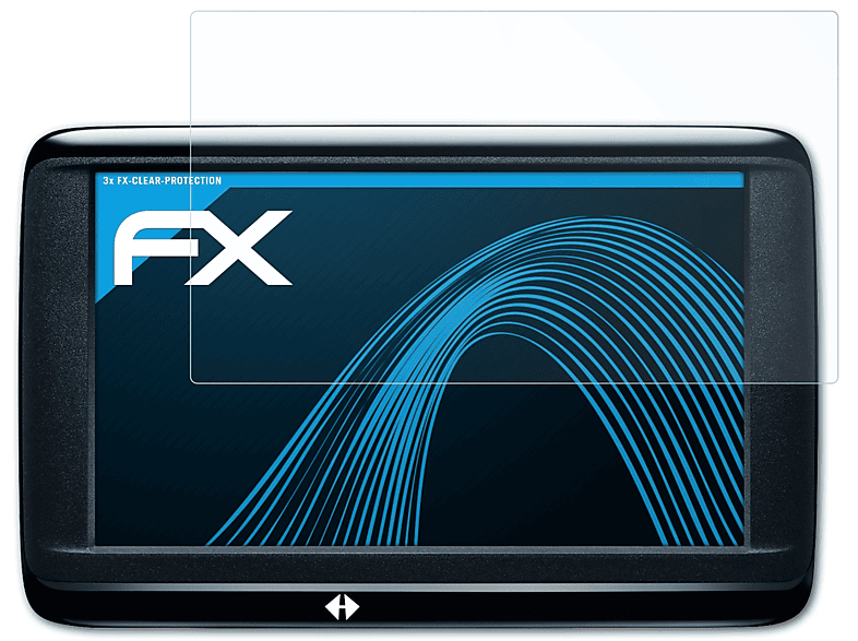 ATFOLIX 3x FX-Clear Displayschutz(für Navigon 40 Premium)