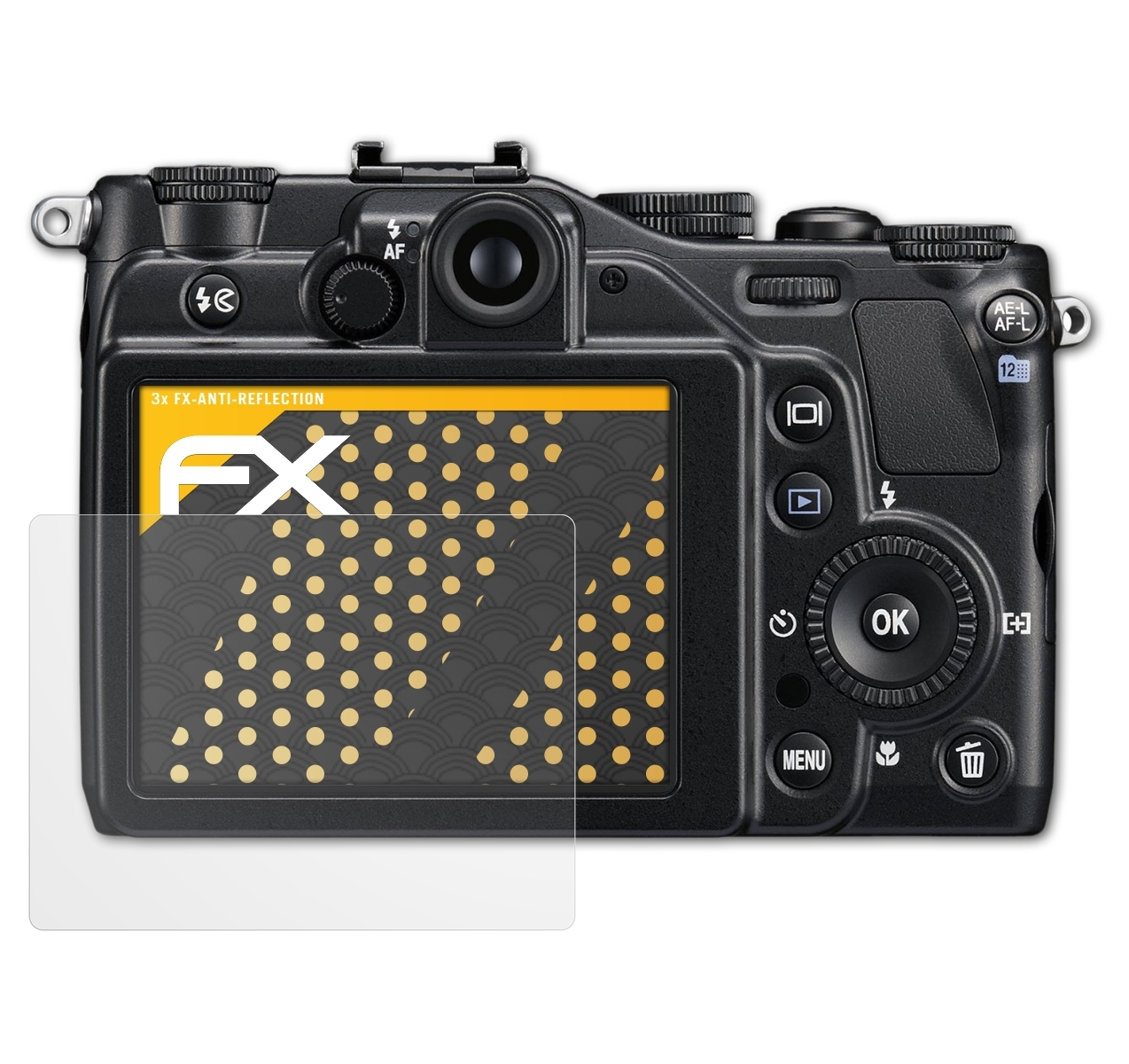 ATFOLIX 3x FX-Antireflex P7000) Displayschutz(für Coolpix Nikon
