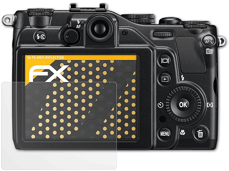 ATFOLIX 3x FX-Antireflex P7000) Displayschutz(für Coolpix Nikon