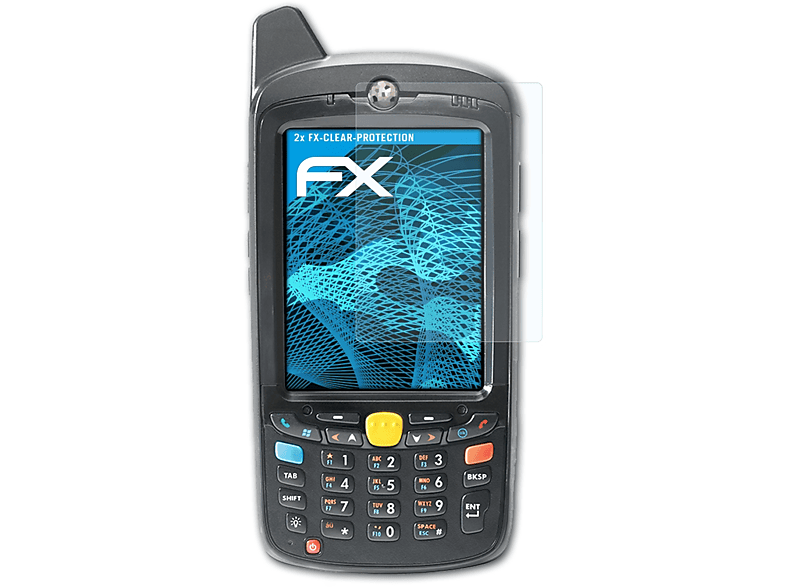 ATFOLIX 2x Motorola Displayschutz(für FX-Clear MC65)