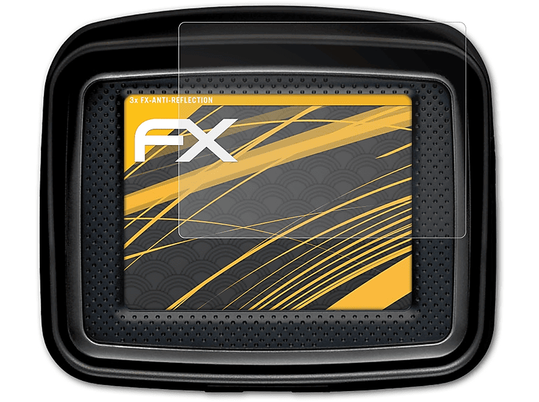 ATFOLIX 3x FX-Antireflex Displayschutz(für 2nd TomTom Rider edition)