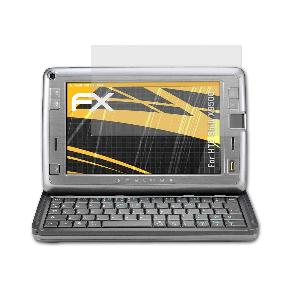 X9500) HTC Displayschutz(für 3x ATFOLIX Shift FX-Antireflex