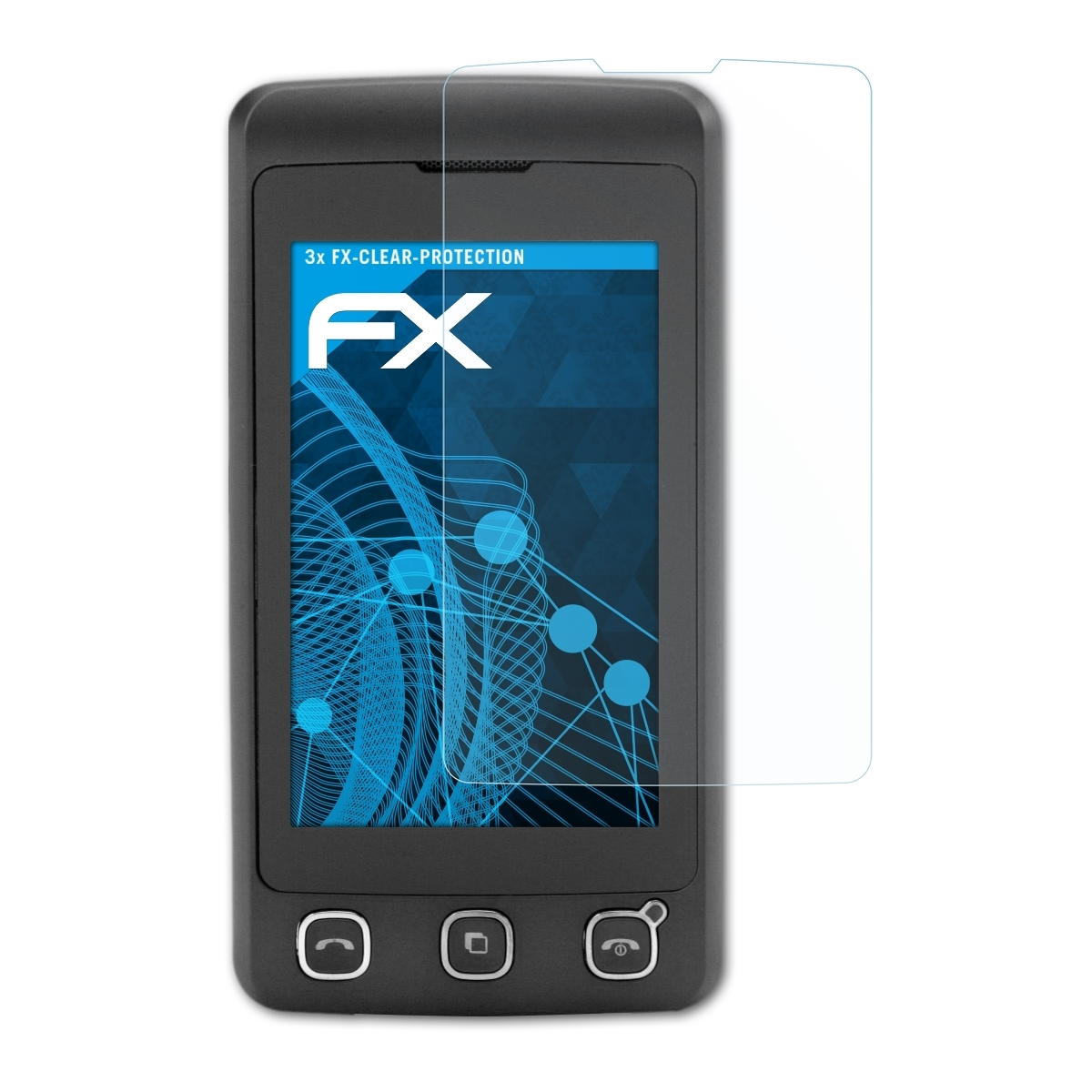 3x KP500) FX-Clear Displayschutz(für LG ATFOLIX