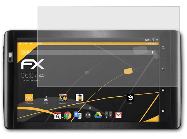 ATFOLIX 2x FX-Antireflex Displayschutz(für Archos 101 Internet Tablet)