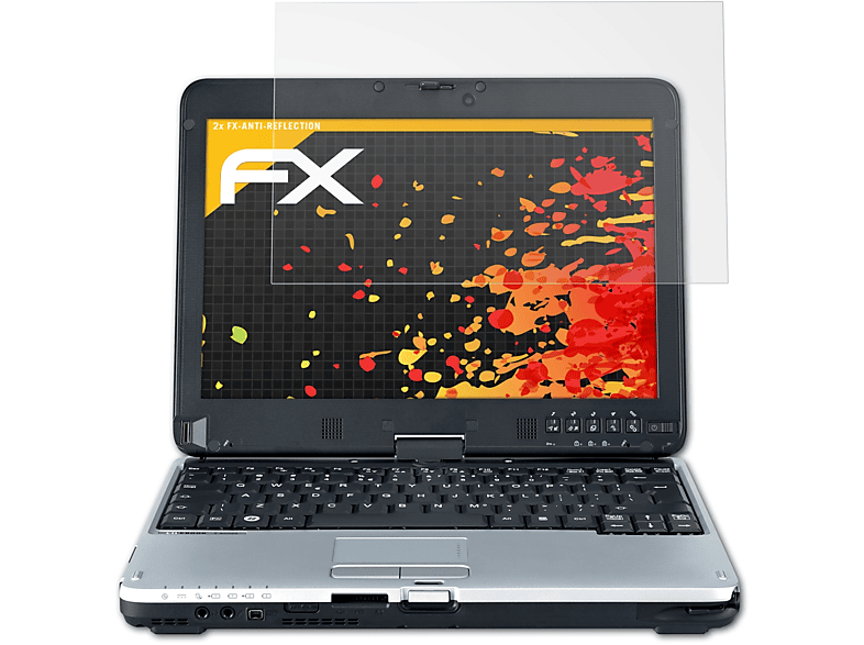 Fujitsu Lifebook FX-Antireflex Displayschutz(für ATFOLIX T730) 2x