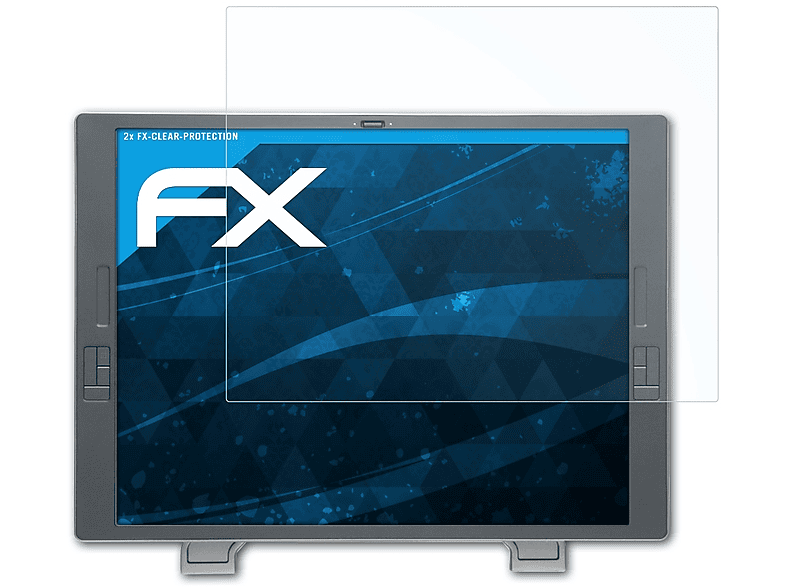 ATFOLIX 2x FX-Clear Displayschutz(für Wacom CINTIQ 21UX (1 Generation))