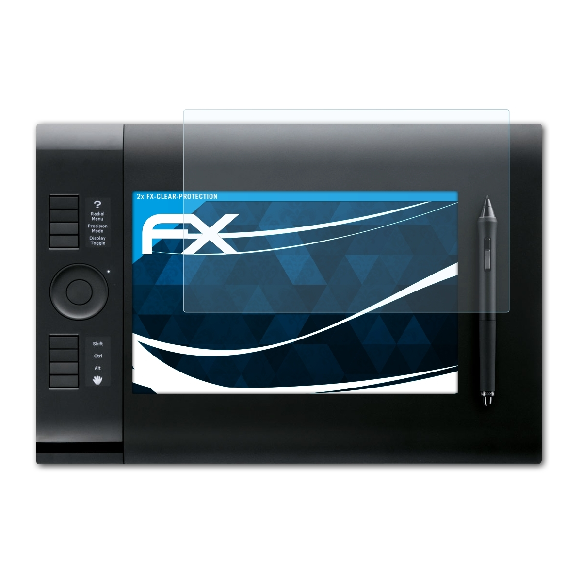 FX-Clear Wacom ATFOLIX (PTK-440)) 2x S Displayschutz(für INTUOS4