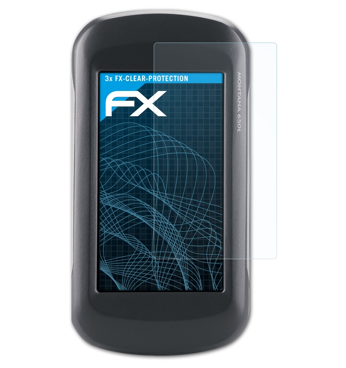 ATFOLIX 650t) FX-Clear Montana Displayschutz(für Garmin 3x