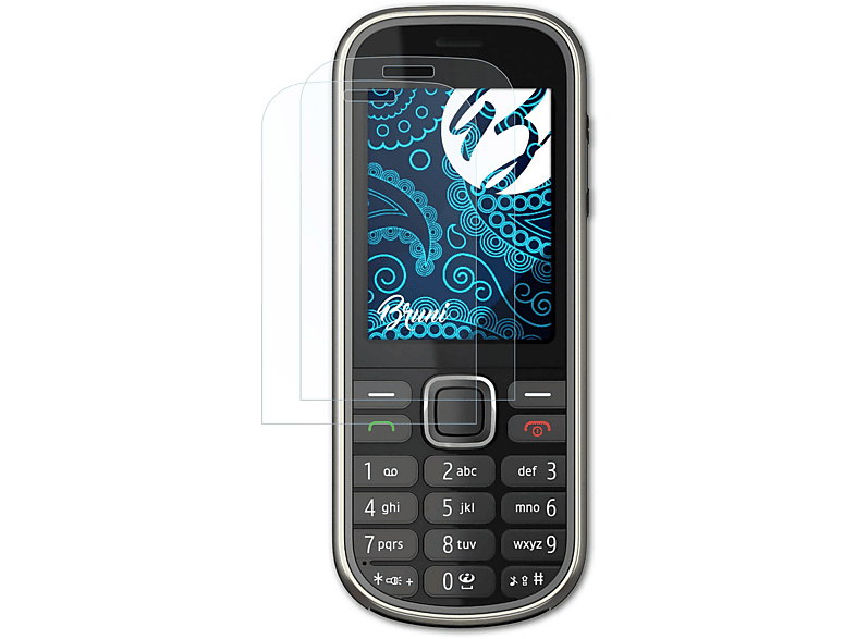Nokia Classic) Basics-Clear 3720 Schutzfolie(für BRUNI 2x