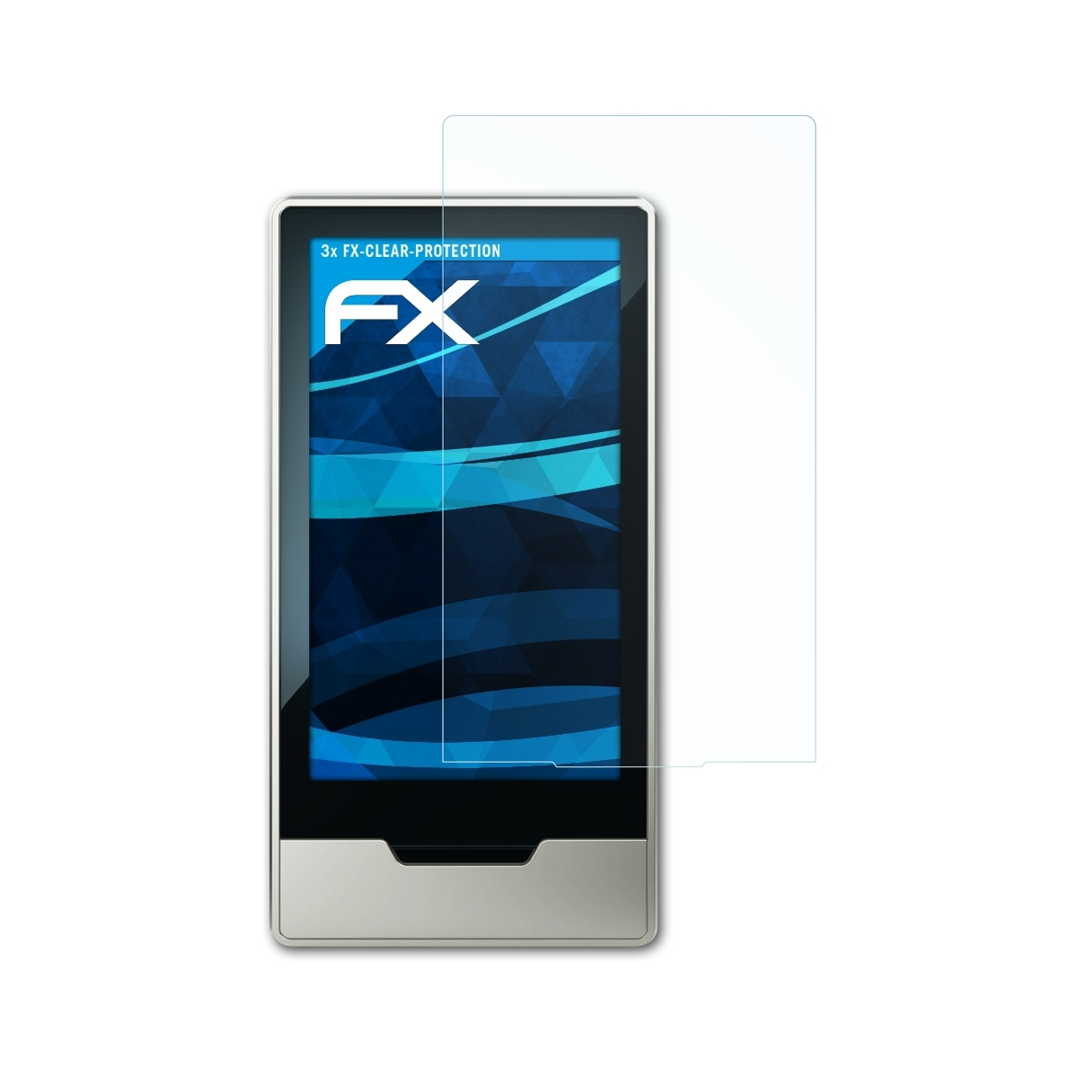 FX-Clear Zune Microsoft HD) ATFOLIX 3x Displayschutz(für