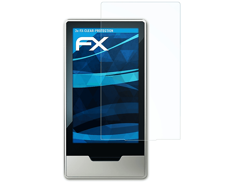 ATFOLIX 3x FX-Clear Displayschutz(für Microsoft Zune HD)