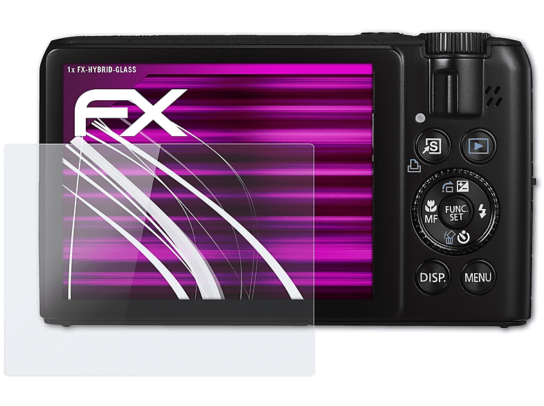 ATFOLIX FX-Hybrid-Glass Schutzglas(für Canon PowerShot S90) | Kamera Schutzfolie
