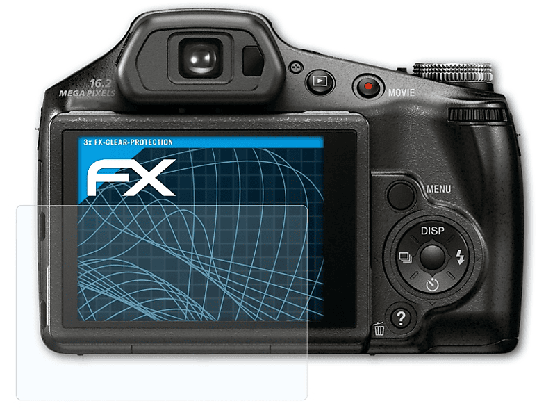 ATFOLIX 3x Sony FX-Clear Displayschutz(für DSC-HX100V)