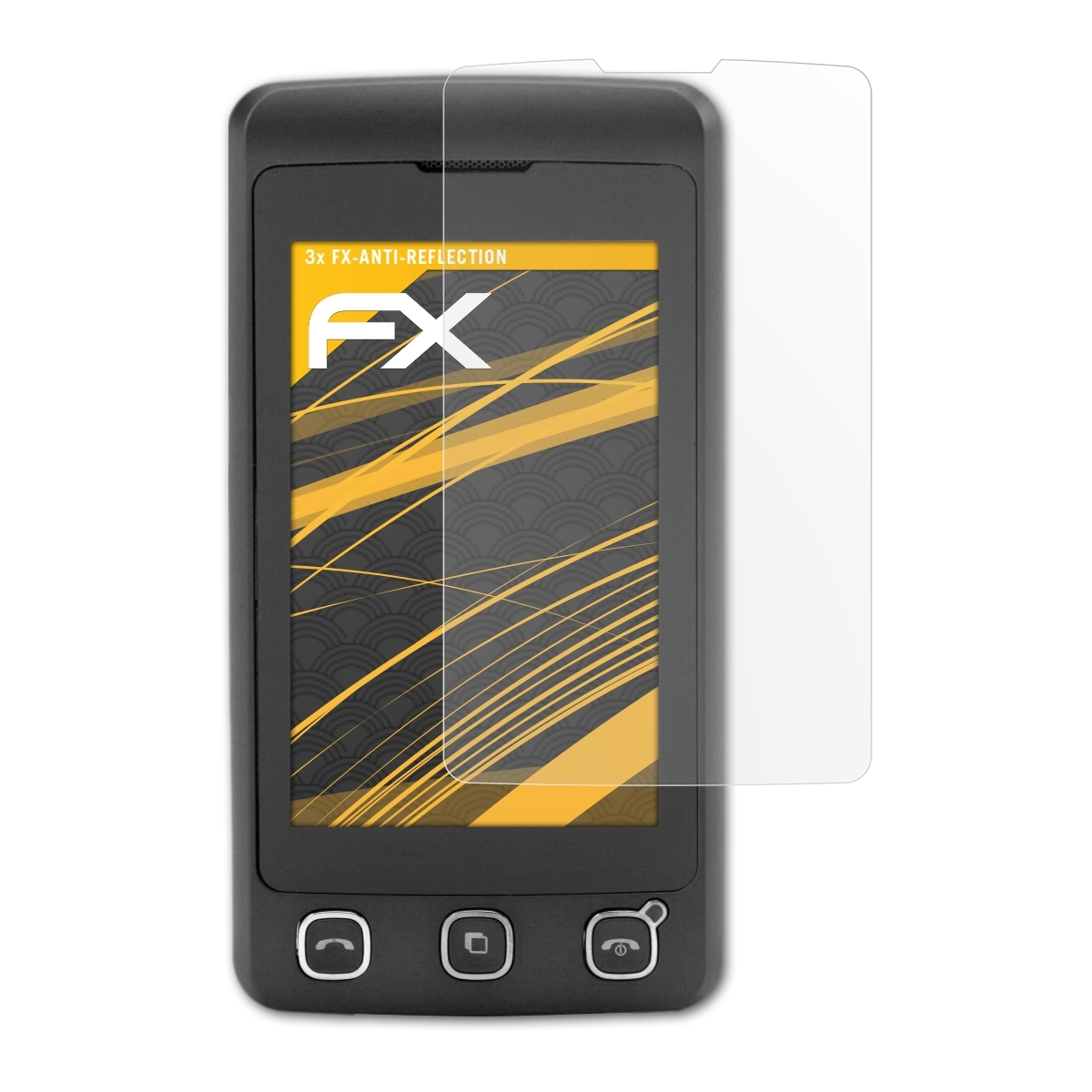 ATFOLIX 3x KP500) FX-Antireflex Displayschutz(für LG