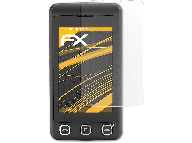 3x Displayschutz(für FX-Antireflex ATFOLIX KP500) LG