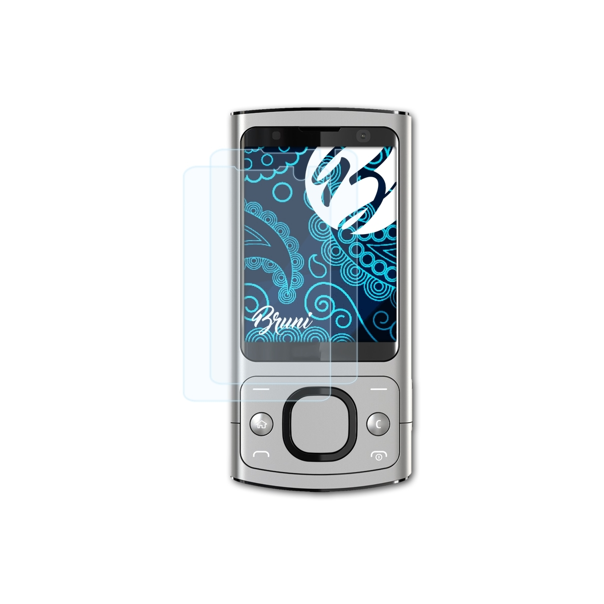 BRUNI 2x Basics-Clear Schutzfolie(für Nokia Slide) 6700