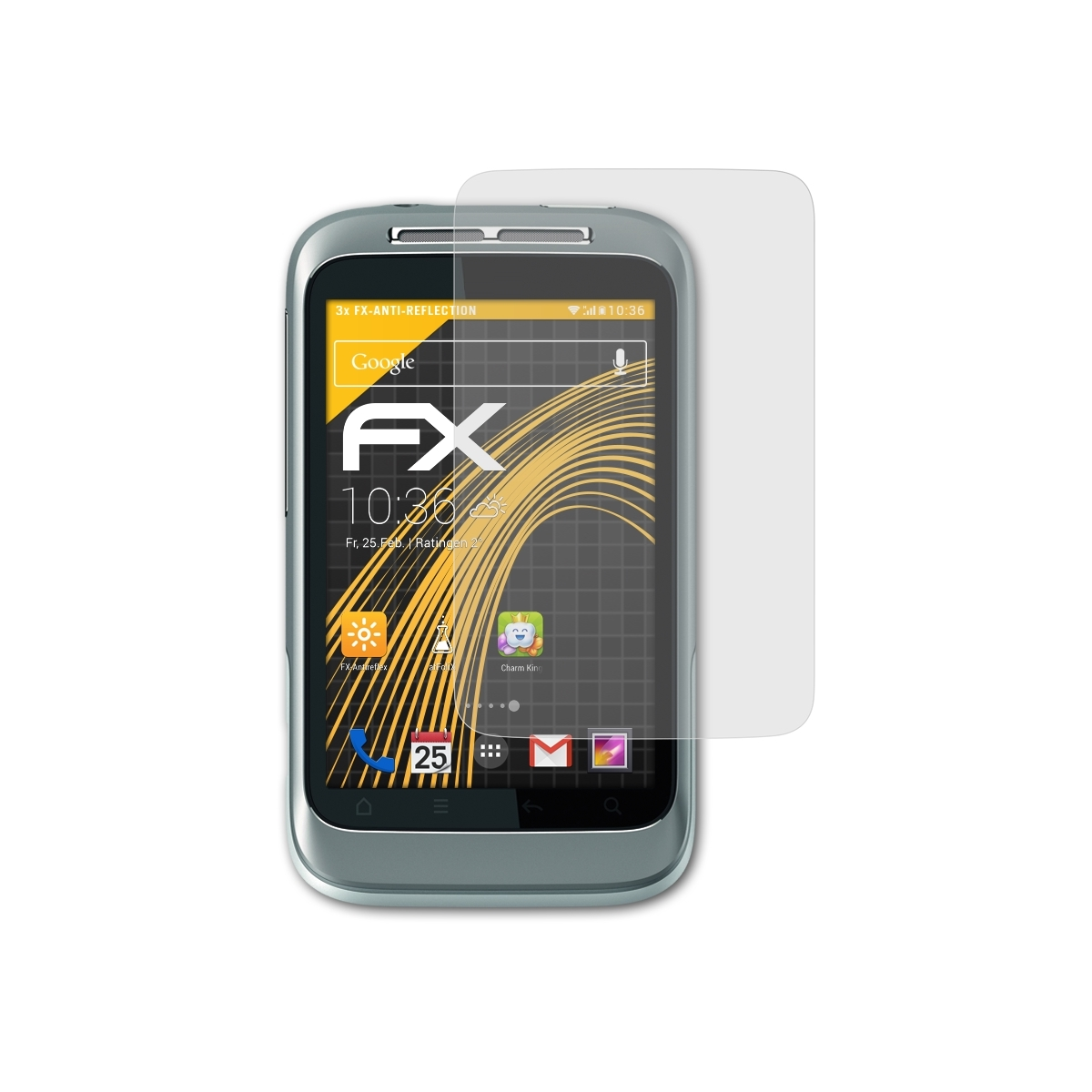 FX-Antireflex ATFOLIX 3x Wildfire HTC Displayschutz(für S)