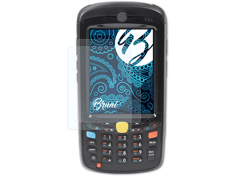 BRUNI 2x Basics-Clear Schutzfolie(für Motorola MC55 Enterprise)