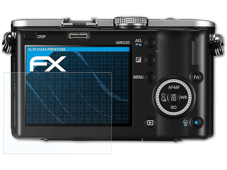 ATFOLIX 3x FX-Clear Displayschutz(für Samsung NX100)