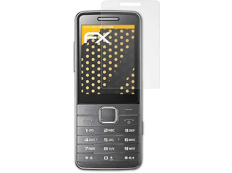 ATFOLIX 3x FX-Antireflex Displayschutz(für Samsung S5610)