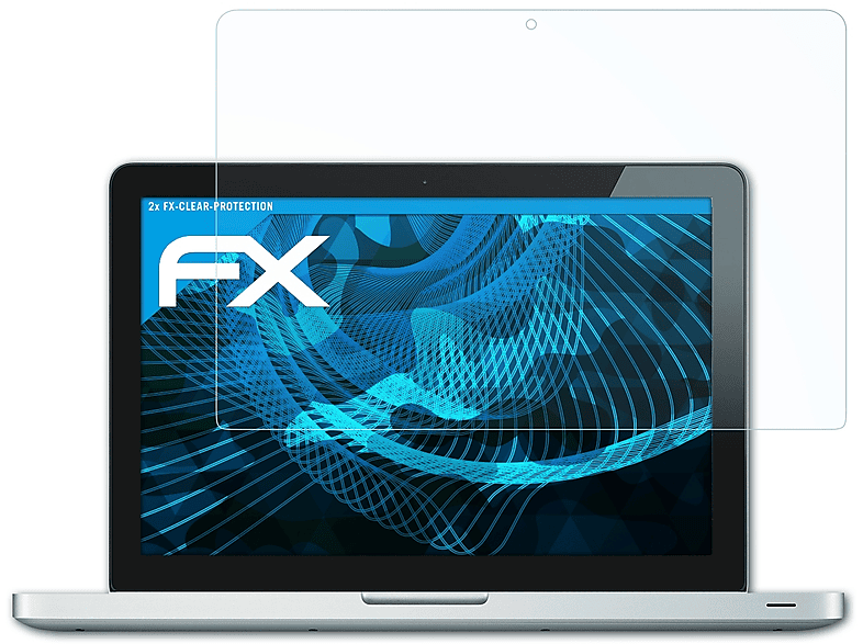 ATFOLIX 2x FX-Clear Displayschutz(für Apple MacBook Pro 13,3 WXGA)