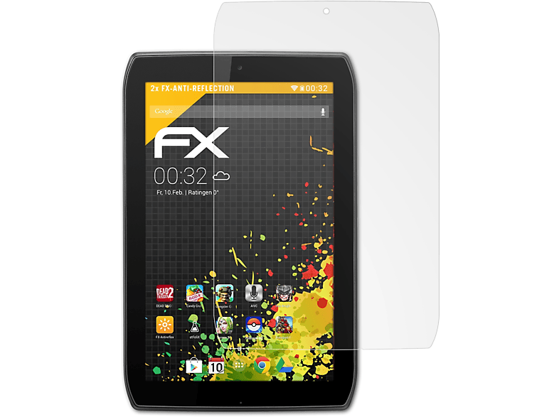 Motorola FX-Antireflex ATFOLIX XOOM Media Edition) 2 2x Displayschutz(für