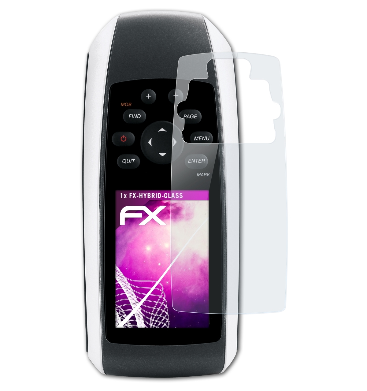 FX-Hybrid-Glass GPSMap 78s) ATFOLIX Schutzglas(für Garmin