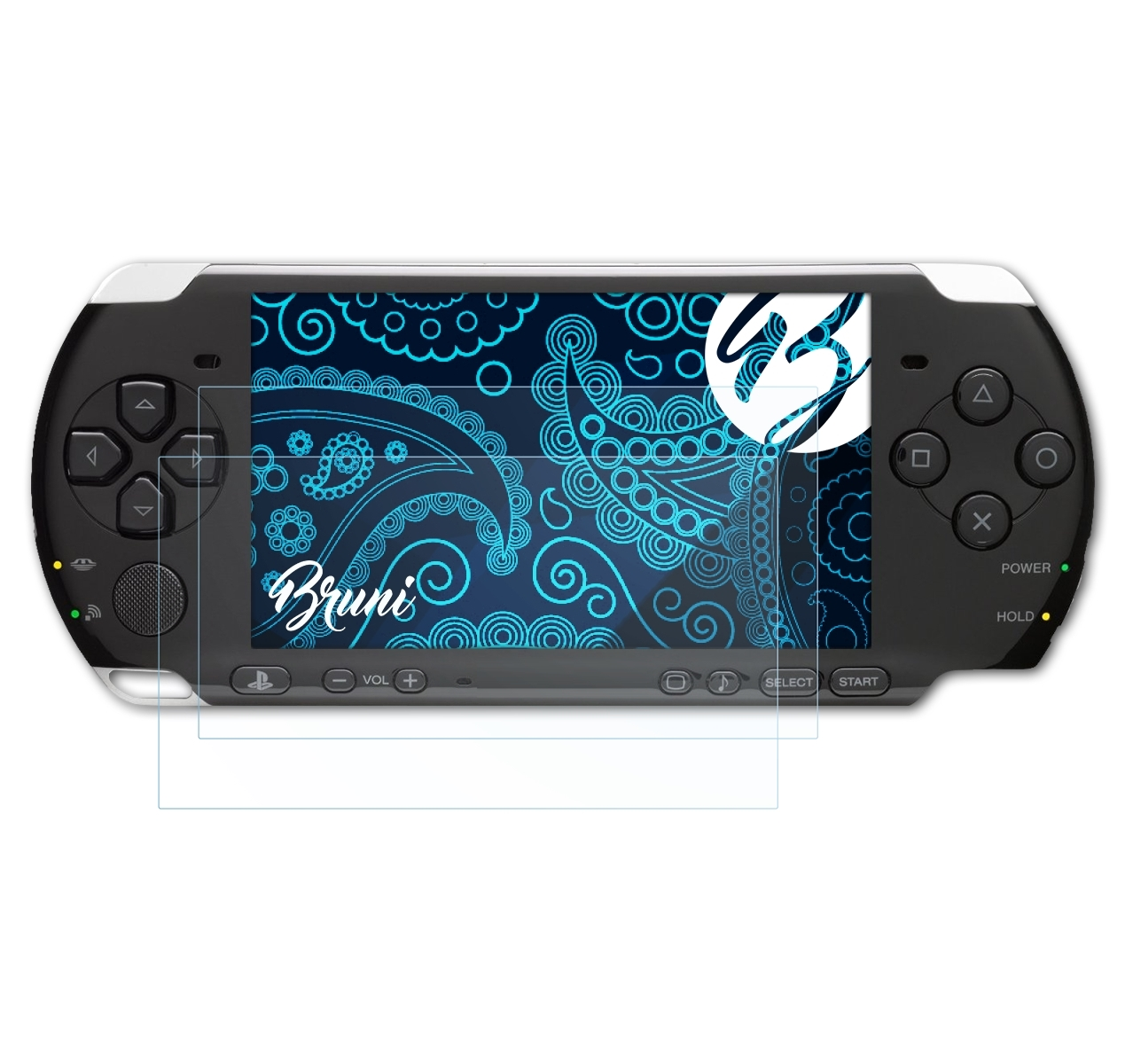 BRUNI 2x Basics-Clear Schutzfolie(für Sony PSP-3004)