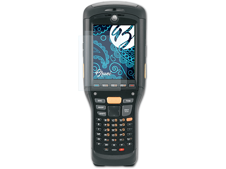 BRUNI 2x Motorola Basics-Clear Schutzfolie(für MC9500-K)