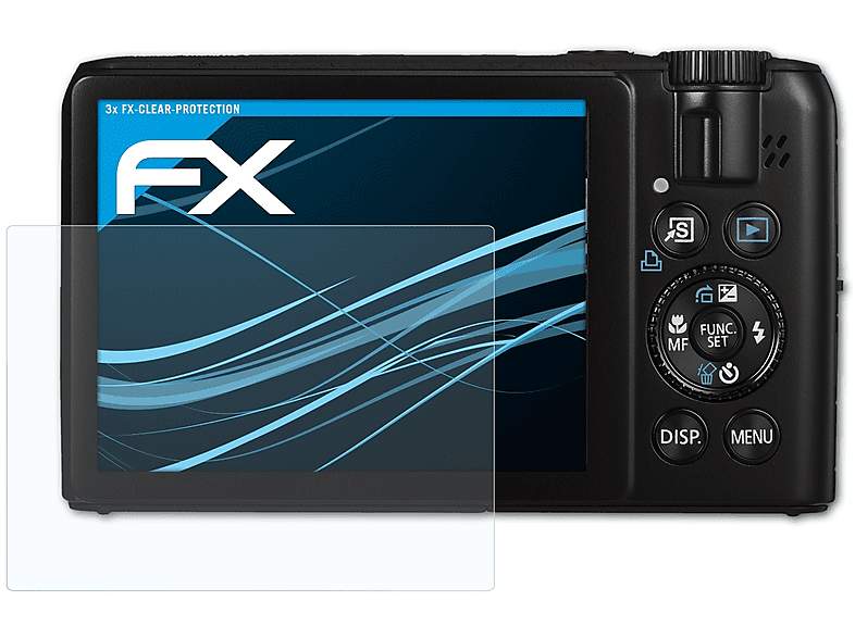 3x Canon PowerShot S90) Displayschutz(für FX-Clear ATFOLIX