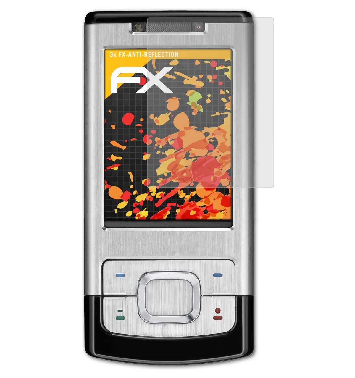 ATFOLIX 3x 6500 Slide) Displayschutz(für Nokia FX-Antireflex
