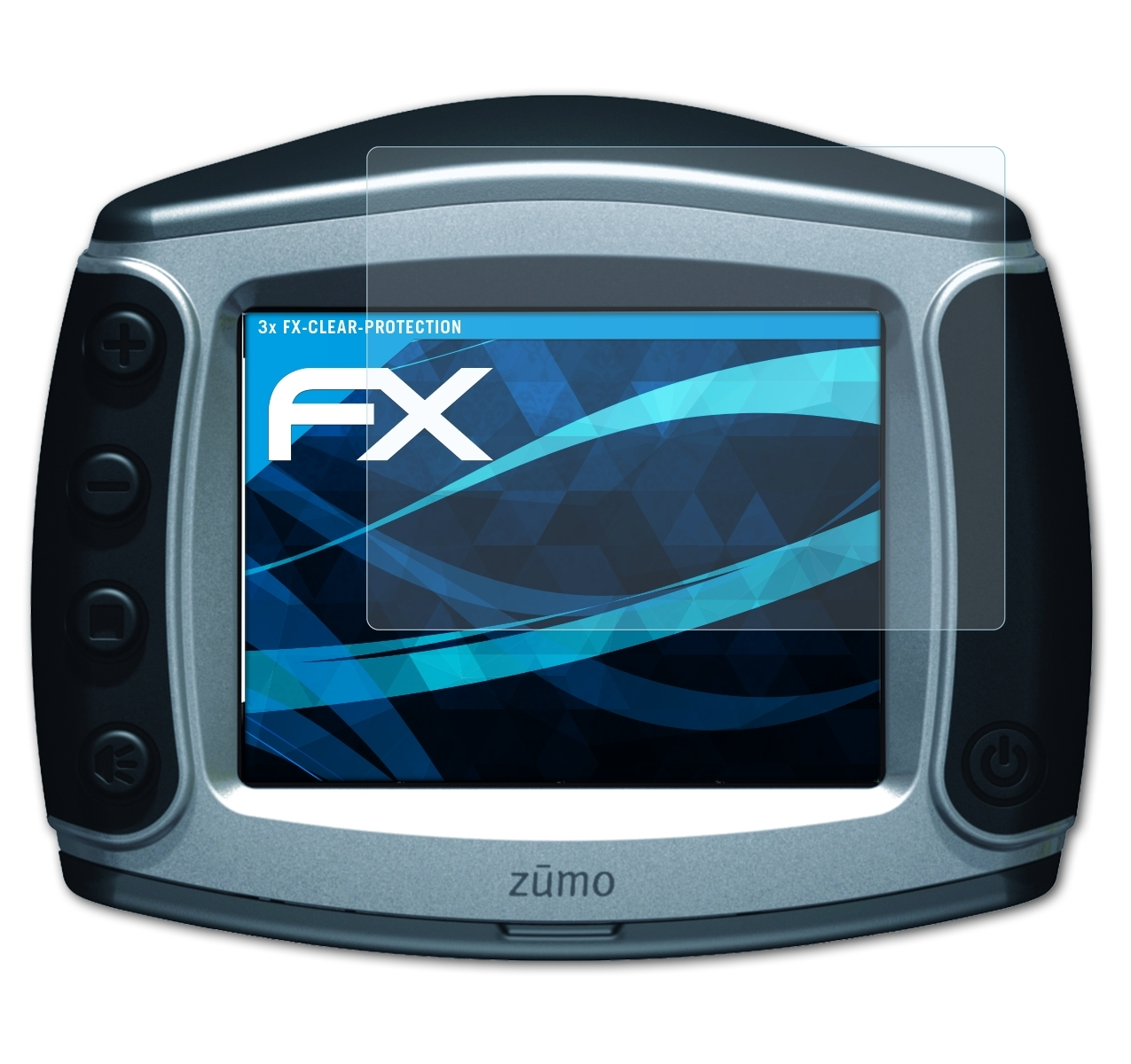 ATFOLIX FX-Clear 500 3x deluxe) Garmin Displayschutz(für Zumo