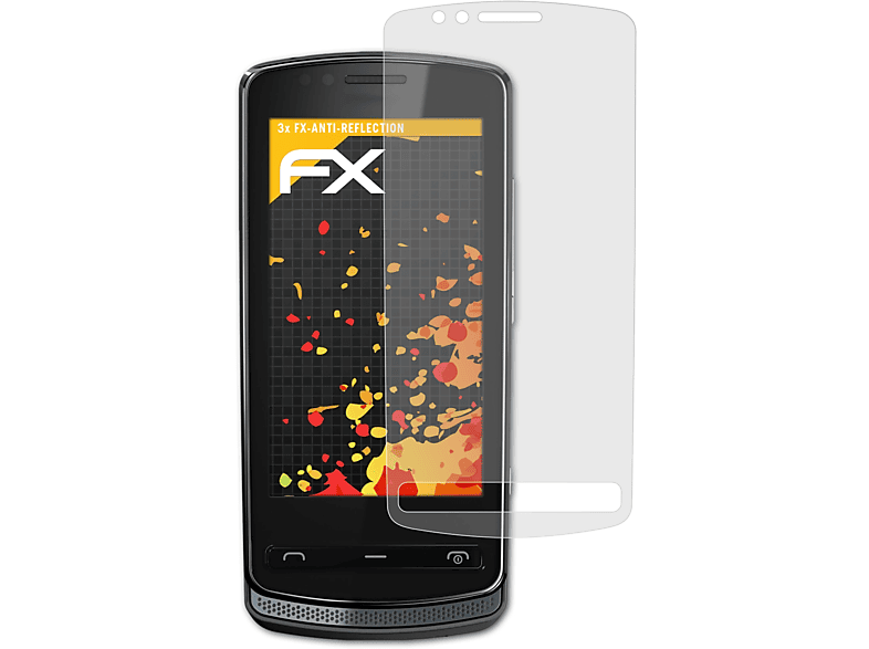 Nokia FX-Antireflex ATFOLIX 700) 3x Displayschutz(für